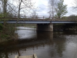 The swollen waters at Red Bird Corners